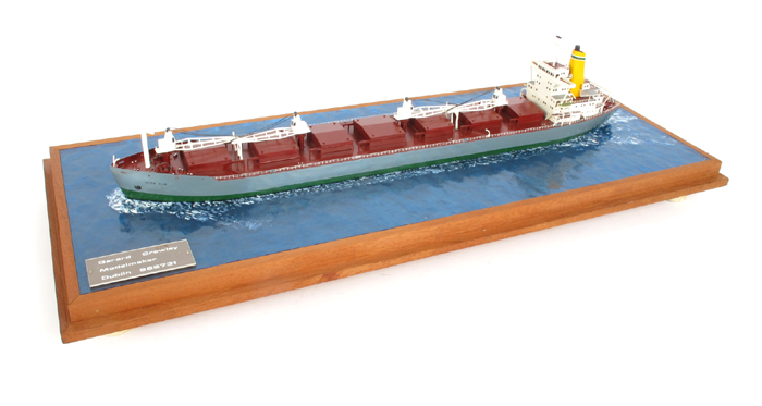 1960s 'Irish Elm', the boardroom model of the ship. at Whyte's Auctions