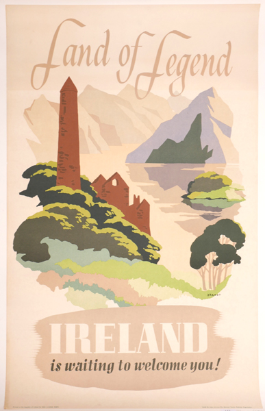 1950s Travel Poster, 'Land of Legend' at Whyte's Auctions