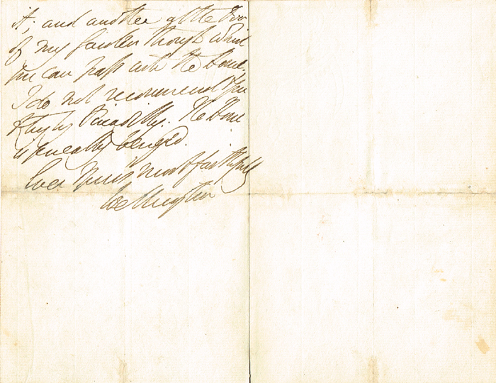 1838 (June 16) Signed autograph letter from the Duke of Wellington. at Whyte's Auctions