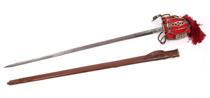 1914-1918 World War I, Scottish basket hilted sword. at Whyte's Auctions