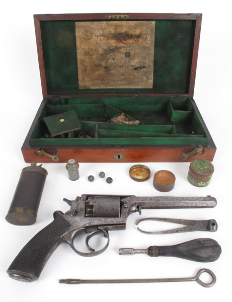 Cased revolver by Deane, Adams and Deane, London.
 at Whyte's Auctions