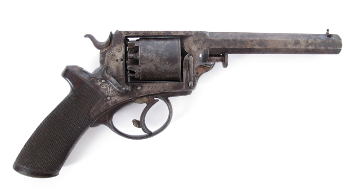 Pre 1895 Rigby of Dublin Tranter cap and ball revolver. at Whyte's Auctions