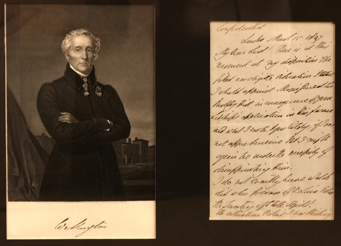 1847 (March 15) Duke of Wellington signed autograph letter. at Whyte's Auctions