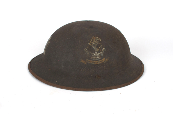 1914-1918 WWI British Chaplain's helmet. at Whyte's Auctions