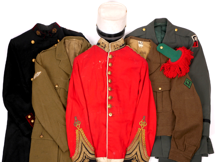 American British and French Army Uniforms. at Whyte's Auctions