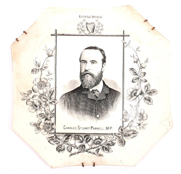 1886 Charles Stewart Parnell, commemorative plate. at Whyte's Auctions