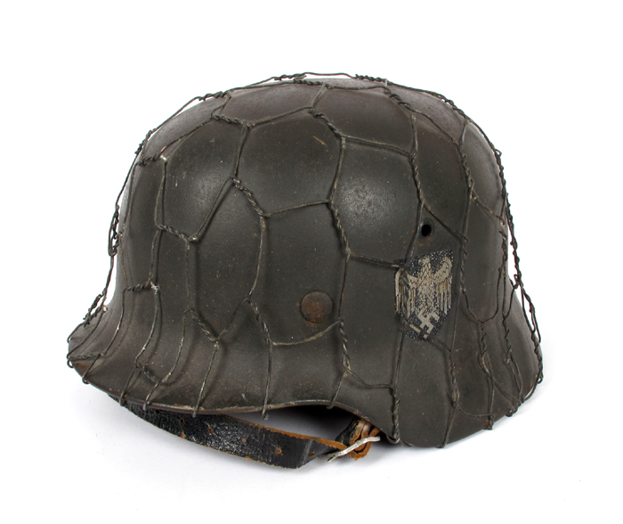 1939-1945 German Third Reich, M35 double decal army helmet. at Whyte's Auctions