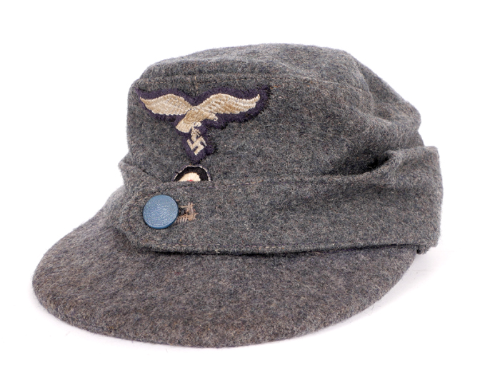1939-1945 German Third Reich, Luftwaffe / Hitler Youth field cap. at Whyte's Auctions