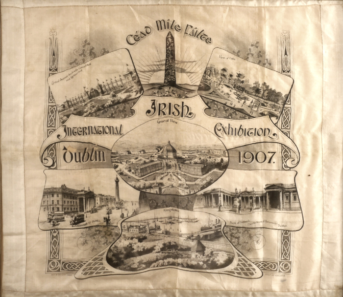 1907 Dublin Exhibition handkerchief. at Whyte's Auctions