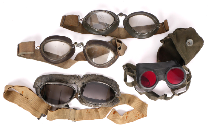 1939-1945 German Third Reich, Wehrmacht rubber goggles. at Whyte's Auctions