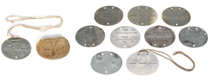 1939-1945 German Third Reich, SS Wiking dog-tag and nine others at Whyte's Auctions