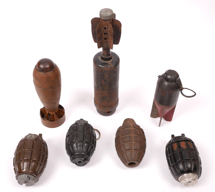 1939-1945 World War II, inert ordnance collection. at Whyte's Auctions