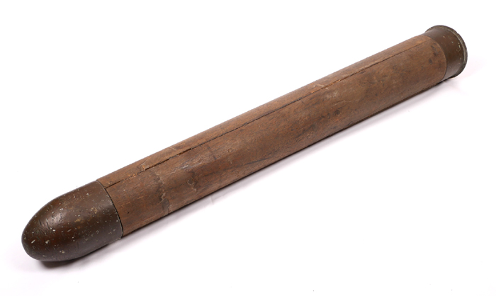 Pre-1980 British army practice anti-tank round. at Whyte's Auctions