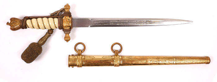 1939-1945 German Third Reich, Kriegsmarine Officer's dagger. at Whyte's Auctions