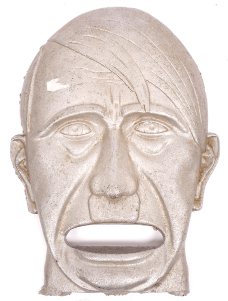 1939-45. Effigy of Adolf Hitler for use on collection boxes for the British war effort. at Whyte's Auctions