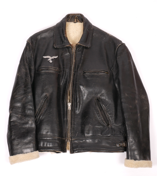 1939-1945 German Third Reich, Luftwaffe fighter-pilot's leather jacket. at Whyte's Auctions