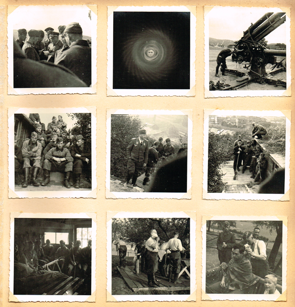 1939-1945 German Third Reich, Luftwaffe flak officer's personal photograph album. at Whyte's Auctions
