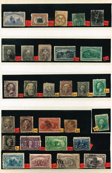 Stamps. USA mainly used 19th century collection in KEK stockbook. at Whyte's Auctions