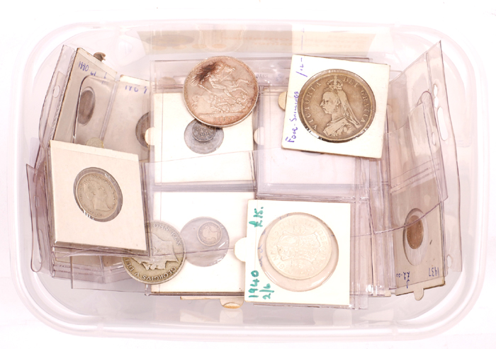 GB. Mixed lot of silver George II to George VI at Whyte's Auctions