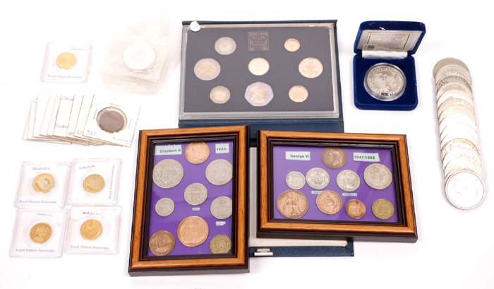 Great Britain and Commonwealth mixed lot including some useful silver. at Whyte's Auctions