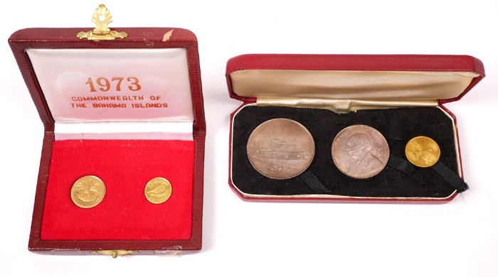 Bahamas and Malta proof sets including gold. at Whyte's Auctions