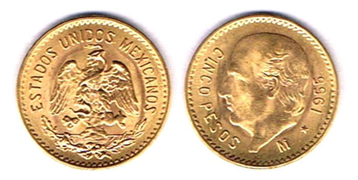 Mexico. Collection of gold coins. at Whyte's Auctions