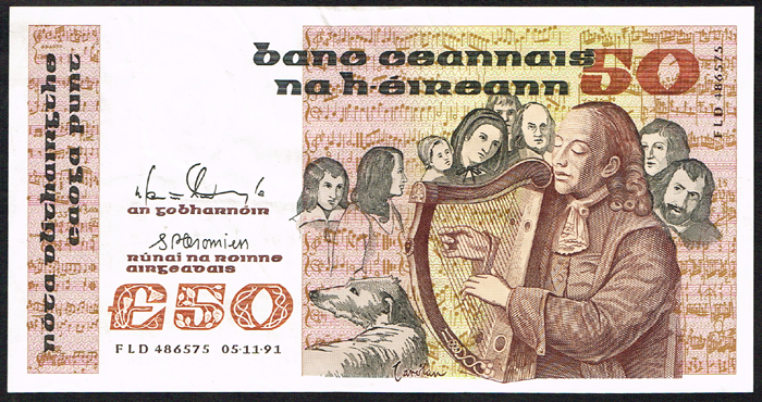 Central Bank of Ireland 'B' Series collection 1985-93 at Whyte's Auctions