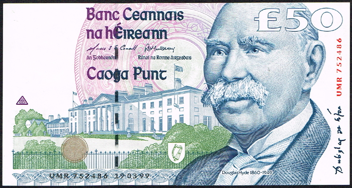 Collection of Bank of Ireland 'C Series' Fifty Pounds 1999 at Whyte's Auctions