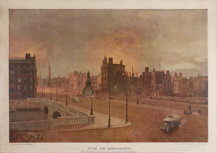 1916 Rising, 'After the Bombardment' print. at Whyte's Auctions