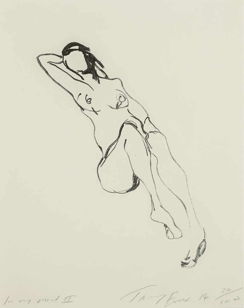 IN MY MIND II, 2014 by Tracey Emin sold for �1,600 at Whyte's Auctions