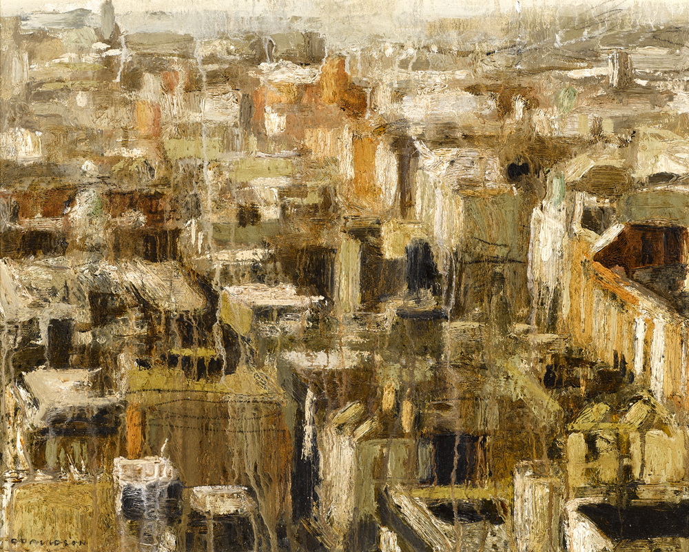 LOOKING DOWN ABBEY STREET, DUBLIN, 2004 by Colin Davidson sold for �3,600 at Whyte's Auctions