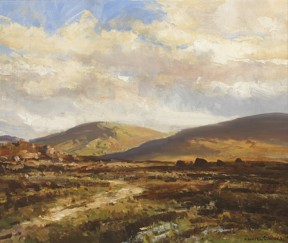BOGLAND, AT GWEEDORE, COUNTY DONEGAL by Maurice Canning Wilks RUA ARHA (1910-1984) at Whyte's Auctions