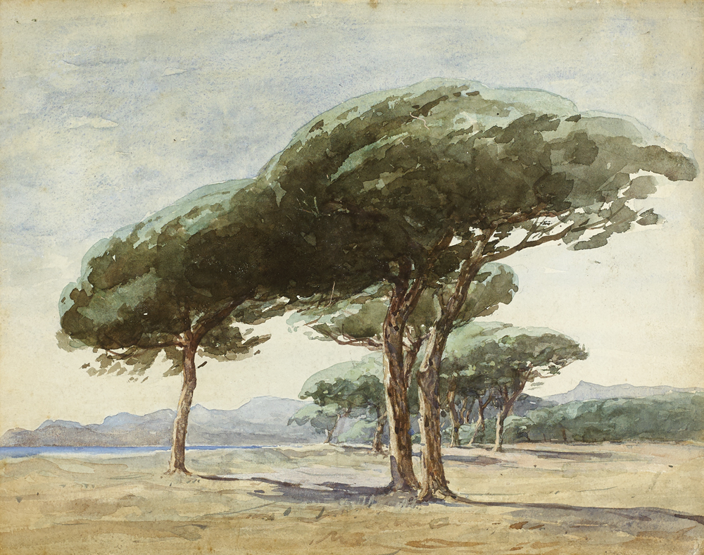 STONE PINES by Nathaniel Hone sold for 1,050 at Whyte's Auctions