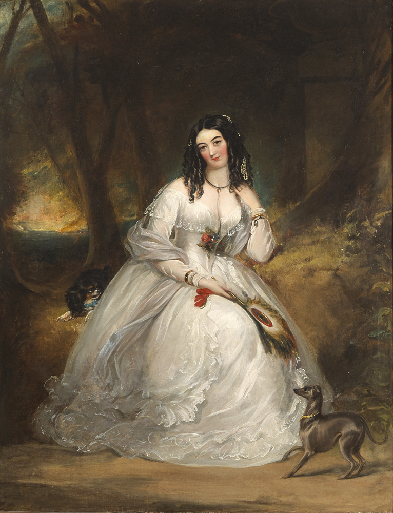 PORTRAIT OF JOAN, WIFE OF JAMES POWER, OLDCOURT, WATERFORD [1850] at Whyte's Auctions