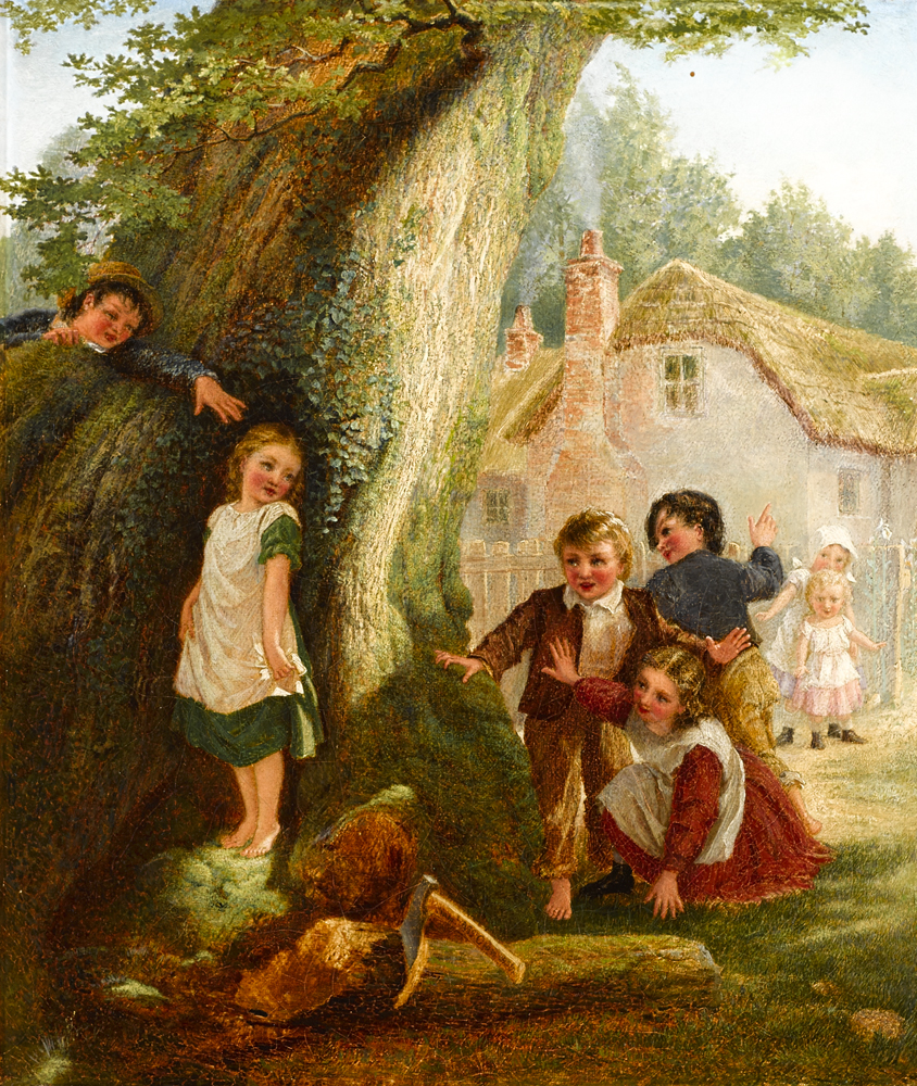 HIDE AND SEEK, 1869 by Samuel McCloy (1831-1904) (1831-1904) at Whyte's Auctions