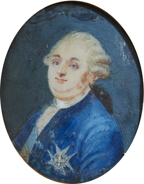 PORTRAIT MINIATURE OF LOUIS XVI, KING OF FRANCE (1754-93) at Whyte's Auctions
