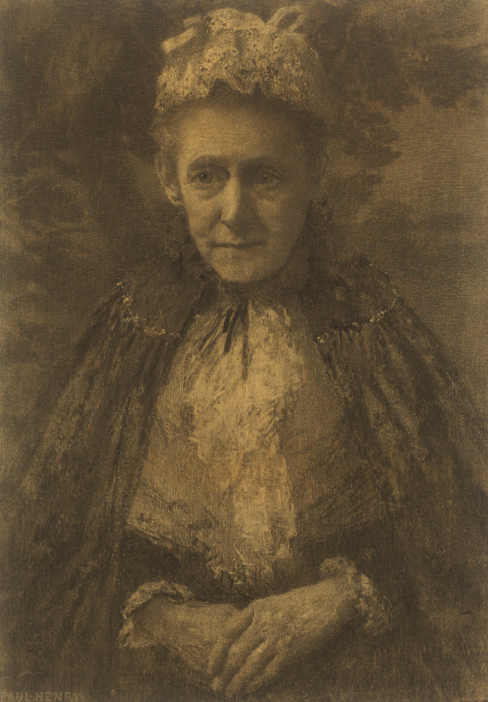 PORTRAIT OF AN ELDERLY LADY, c.1904-1905 by Paul Henry RHA (1876-1958) at Whyte's Auctions