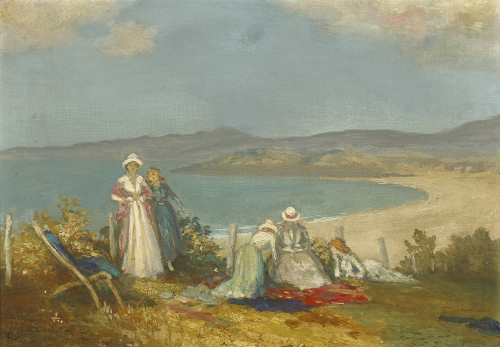 LADIES ON A BEACH at Whyte's Auctions