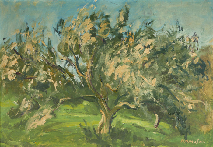 OLIVES, KFAR HANASSI, ISRAEL by Lawrence Marcuson (b.1933) at Whyte's Auctions
