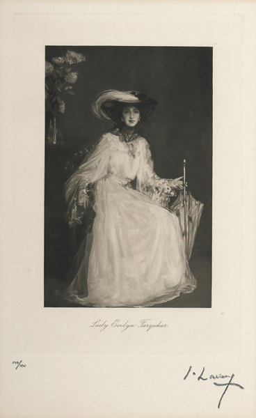 LADY EVELYN FARQUHAR by Sir John Lavery RA RSA RHA (1856-1941) at Whyte's Auctions