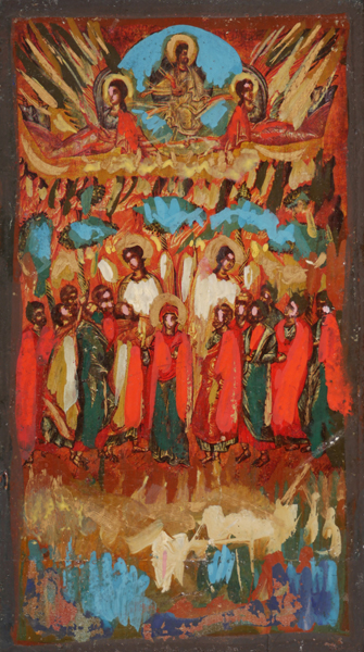 BYZANTINE ICON, HEAVEN by Markey Robinson (1918-1999) at Whyte's Auctions