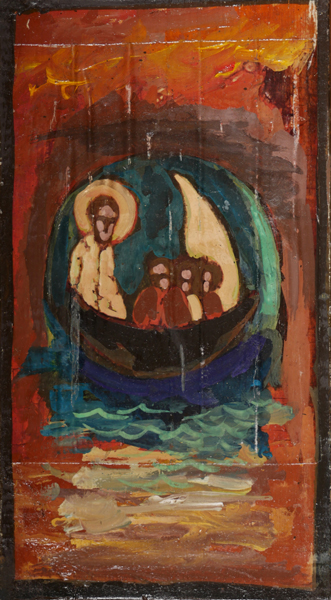 ICON, JESUS CALMS THE STORM by Markey Robinson (1918-1999) at Whyte's Auctions
