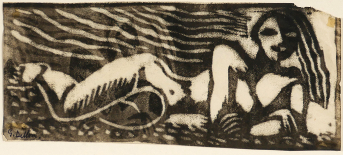 FEMALE FIGURE RECLINING by Gerard Dillon (1916-1971) at Whyte's Auctions