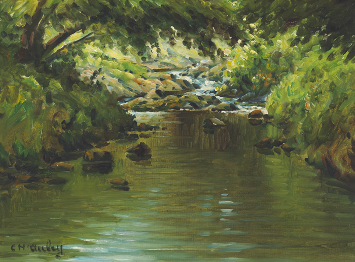 RIVER SCENE by Charles J. McAuley RUA ARSA (1910-1999) at Whyte's Auctions