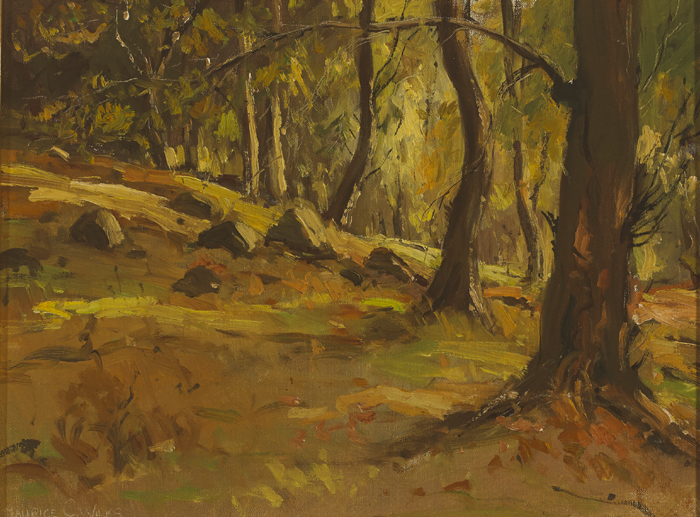 WOODLAND SCENE by Maurice Canning Wilks RUA ARHA (1910-1984) at Whyte's Auctions