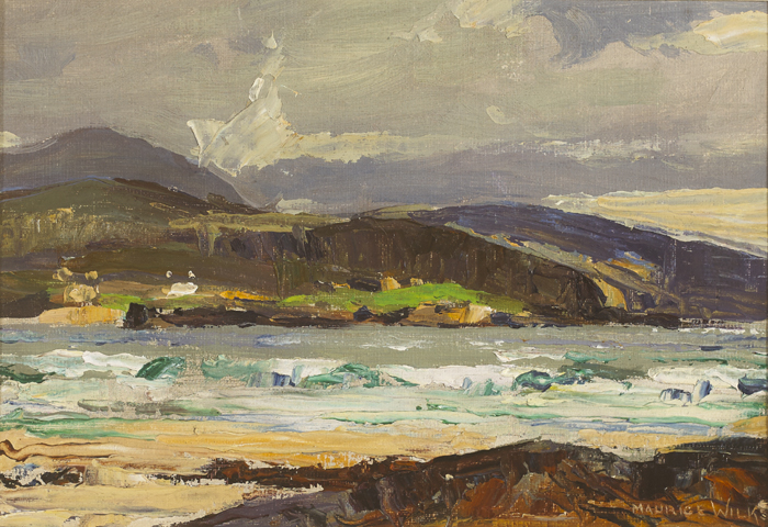 CULDAFF STRAND, COUNTY DONEGAL by Maurice Canning Wilks RUA ARHA (1910-1984) at Whyte's Auctions