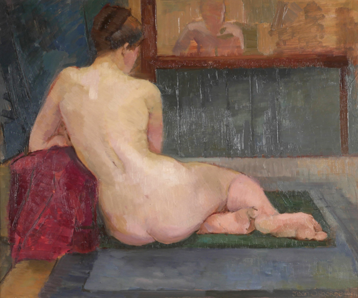 FIGURE STUDY, 1951 by Jean Osborne sold for �360 at Whyte's Auctions