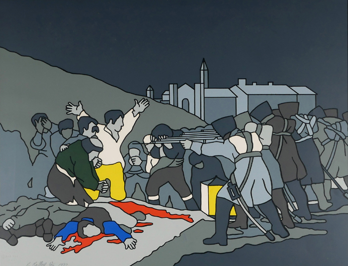 THE THIRD OF MAY, AFTER GOYA, 1973 by Robert Ballagh sold for 300 at Whyte's Auctions
