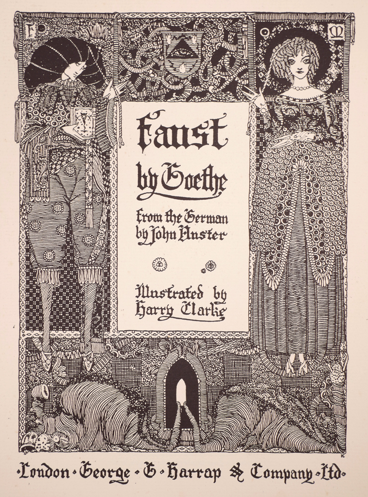 FAUST BY GOETHE by Harry Clarke RHA (1889-1931) at Whyte's Auctions