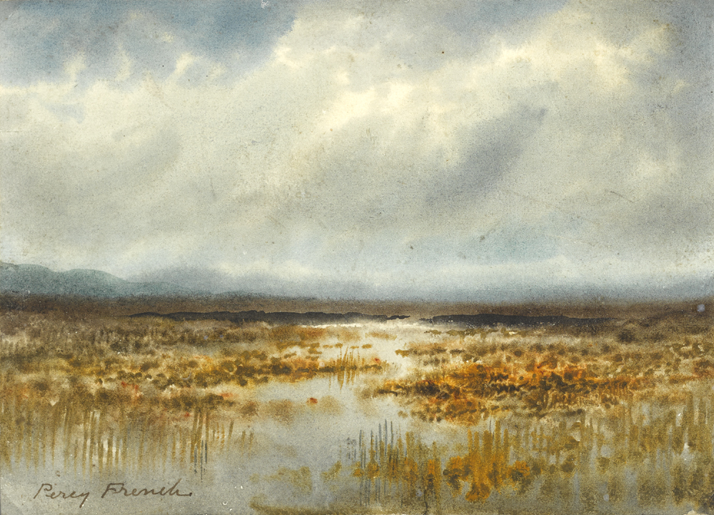 BOG RIVER, COUNTY ROSCOMMON by William Percy French (1854-1920) at Whyte's Auctions